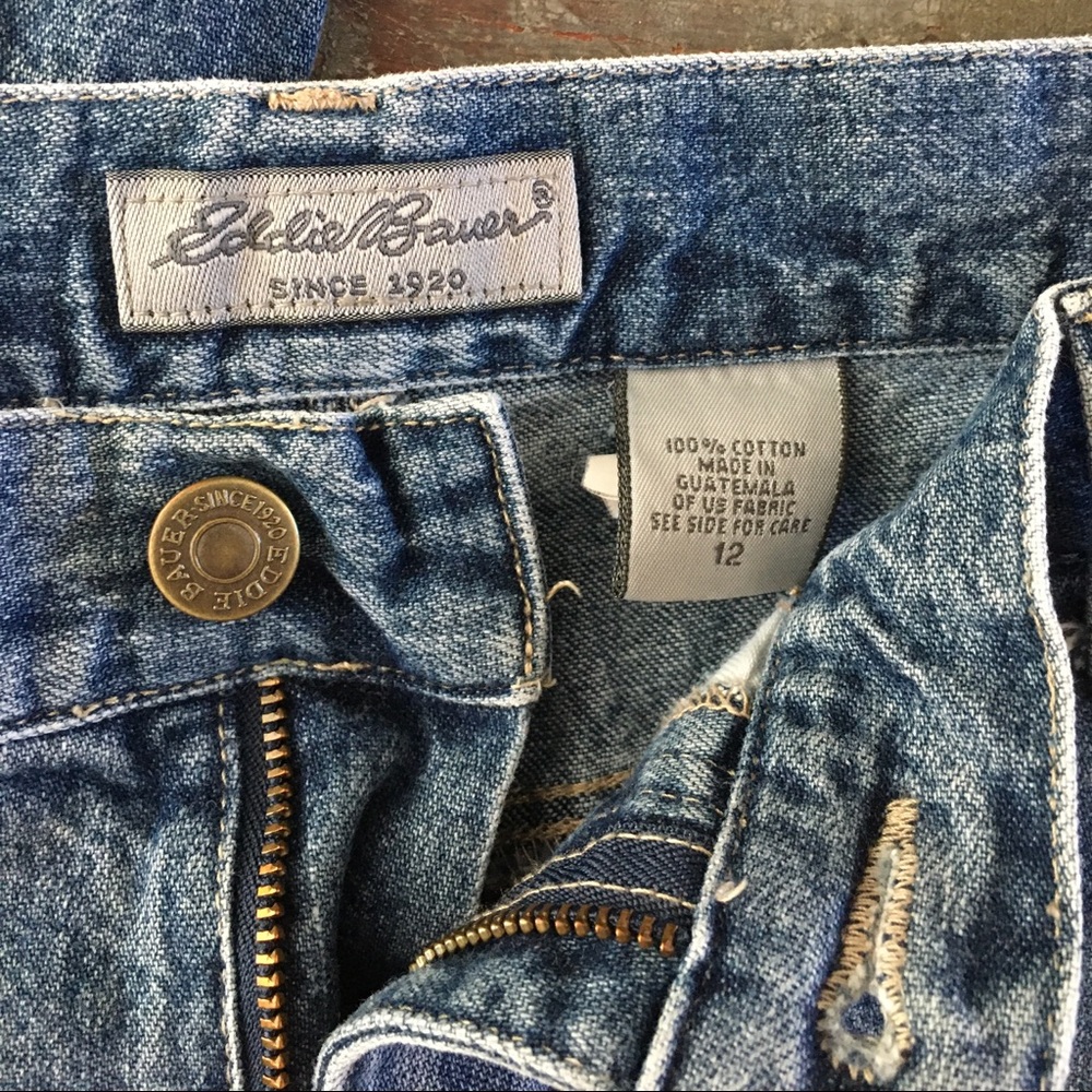 Vintage Eddie Bauer denim capris